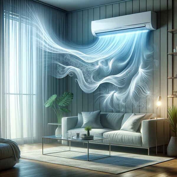 Nhanh chóng làm mát trong không gian rộng