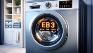 lỗi EB3 trên máy giặt Toshiba