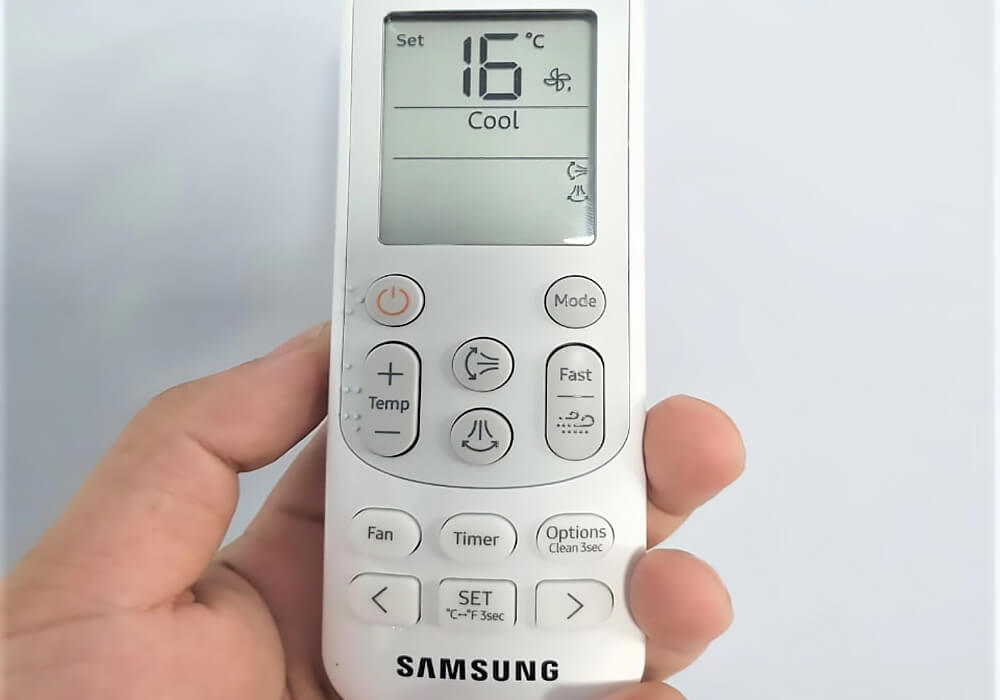 Cách sử dụng remote máy lạnh Samsung thông minh