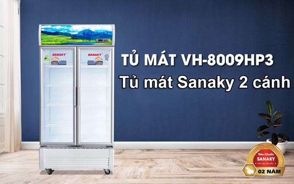 Hình ảnh: Tủ mát Sanaky 2 cánh