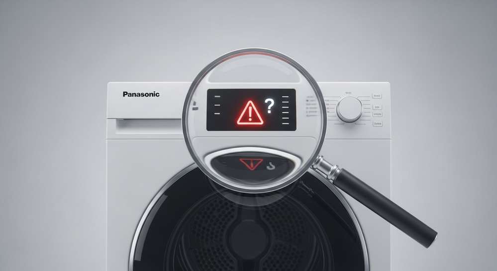 Bảng mã lỗi máy sấy Panasonic và cách khắc phục chi tiết 1 Dấu hiệu và cách kiểm tra mã lỗi trên máy sấy Panasonic