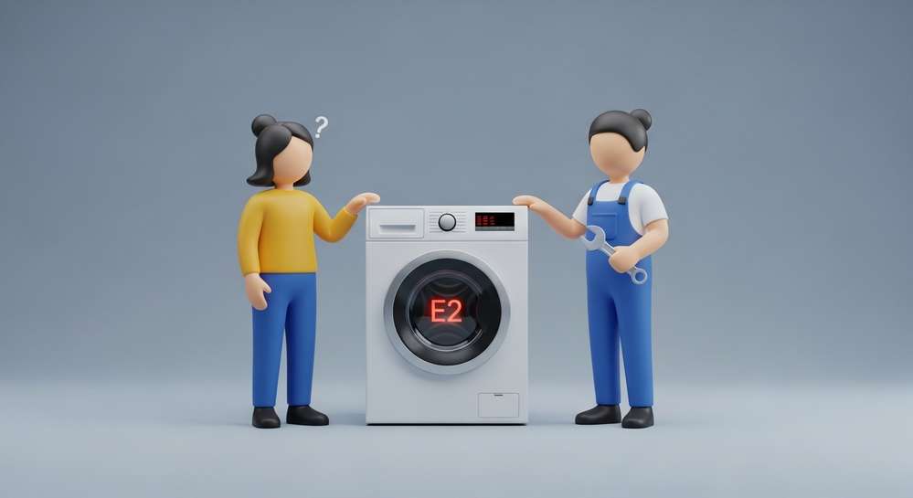Lỗi e2 máy giặt Sanyo là gì và cách khắc phục tại nhà hiệu quả 3 Khi nào bạn cần gọi thợ sửa chữa chuyên nghiệp?