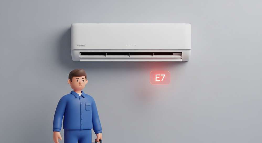 Lỗi e7 trên máy lạnh Aqua và cách khắc phục tại nhà hiệu quả 3 Khi nào cần gọi thợ sửa chữa chuyên nghiệp
