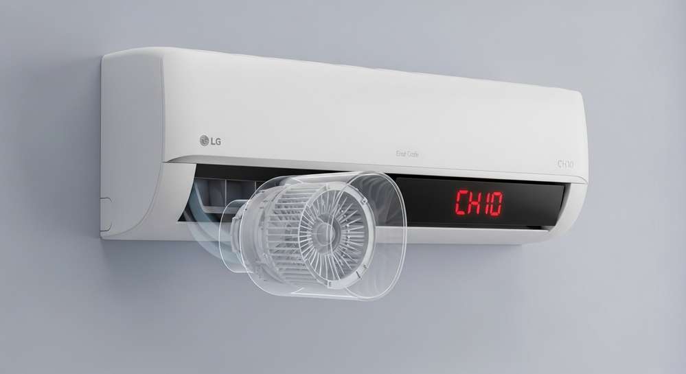 Điều hòa LG báo lỗi CH10 và cách khắc phục hiệu quả 1 Lỗi CH10 trên điều hòa LG là gì