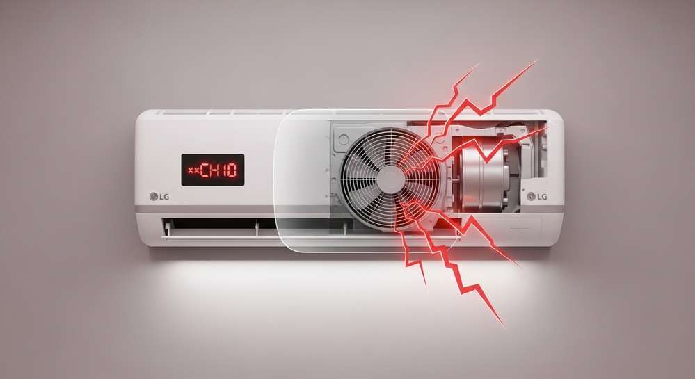 Điều hòa LG báo lỗi CH10 và cách khắc phục hiệu quả 2 Nguyên nhân chính khiến điều hòa LG hiển thị lỗi CH10