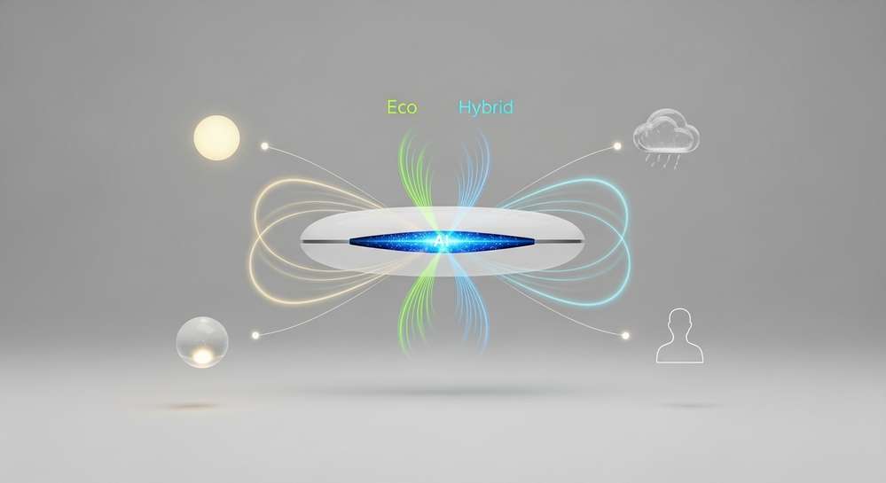 Khám phá tính năng mới trong dòng máy lạnh Daikin sắp ra mắt 2 Công nghệ AI Eco+ Hybrid tự điều chỉnh theo môi trường