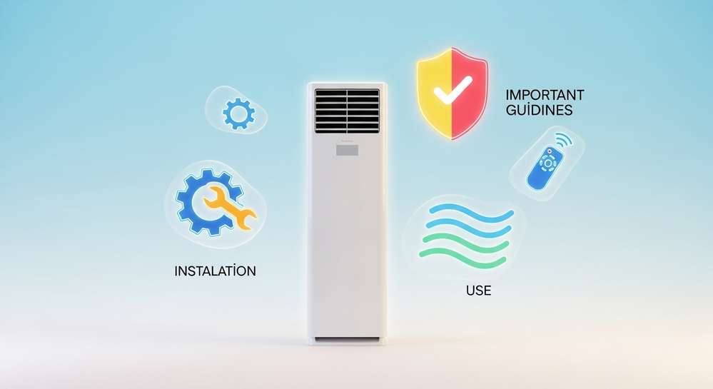 Nên mua điều hòa tủ đứng của hãng nào tốt và bền nhất hiện nay 3 Lưu ý quan trọng trong quá trình lắp đặt và sử dụng