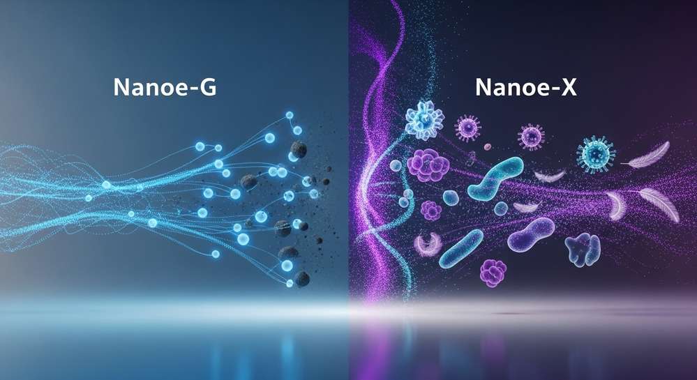 Chế độ Nanoe-G trên máy lạnh Panasonic là gì và hoạt động ra sao 4 So sánh Nanoe-G và Nanoe-X: Đâu là sự khác biệt chính