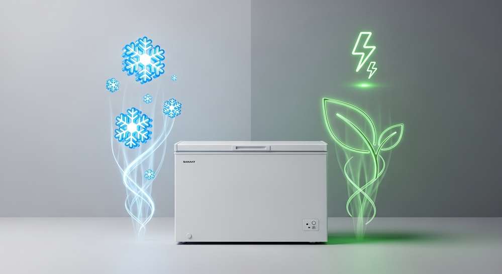 Đánh giá tủ đông Sanaky 350 lít VH-4899KB có nên mua không 2 Đánh giá hiệu năng làm lạnh và khả năng tiết kiệm điện