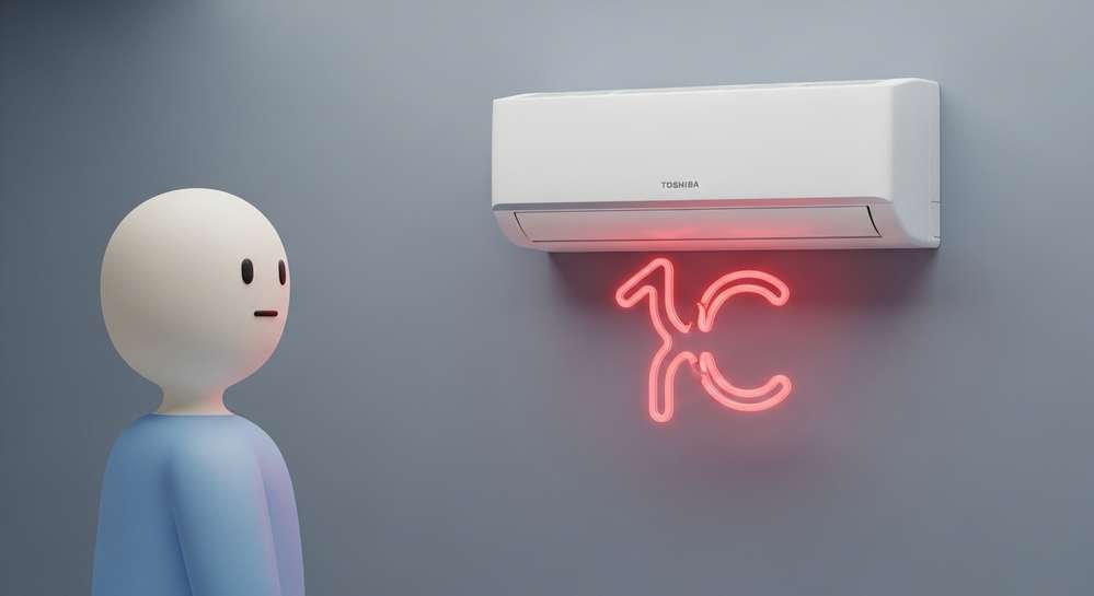 Lỗi 1c máy lạnh Toshiba là gì