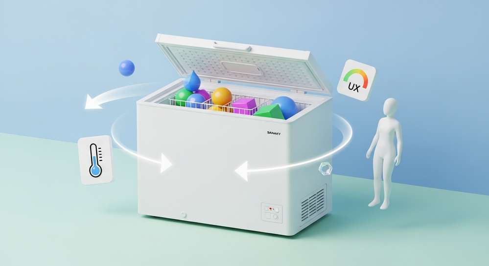 Đánh giá tủ đông Sanaky 350 lít VH-4899KB có nên mua không 1 Thiết kế tổng quan và trải nghiệm người dùng
