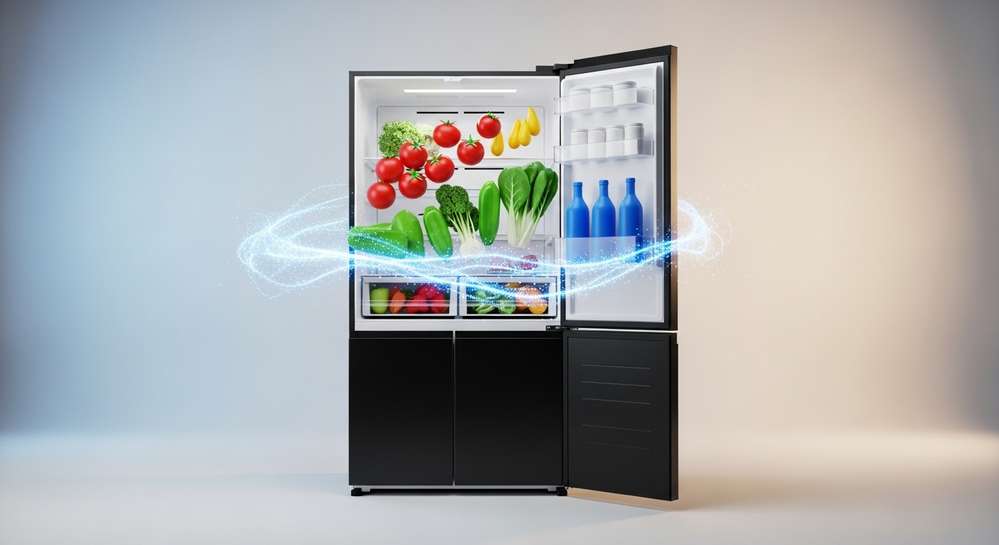 Đánh giá tủ lạnh Sharp Inverter 362L SJ-FX420VG-BK chi tiết 3 Tiện ích thông minh và không gian lưu trữ linh hoạt