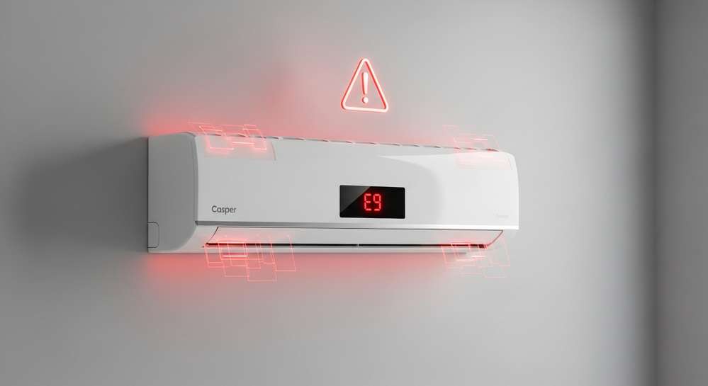Lỗi e9 trên điều hòa Casper là gì